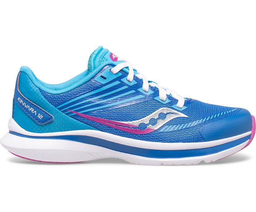 Saucony Kinvara 12 Kids' Sneakers Blue / Pink | AU 883NWYB